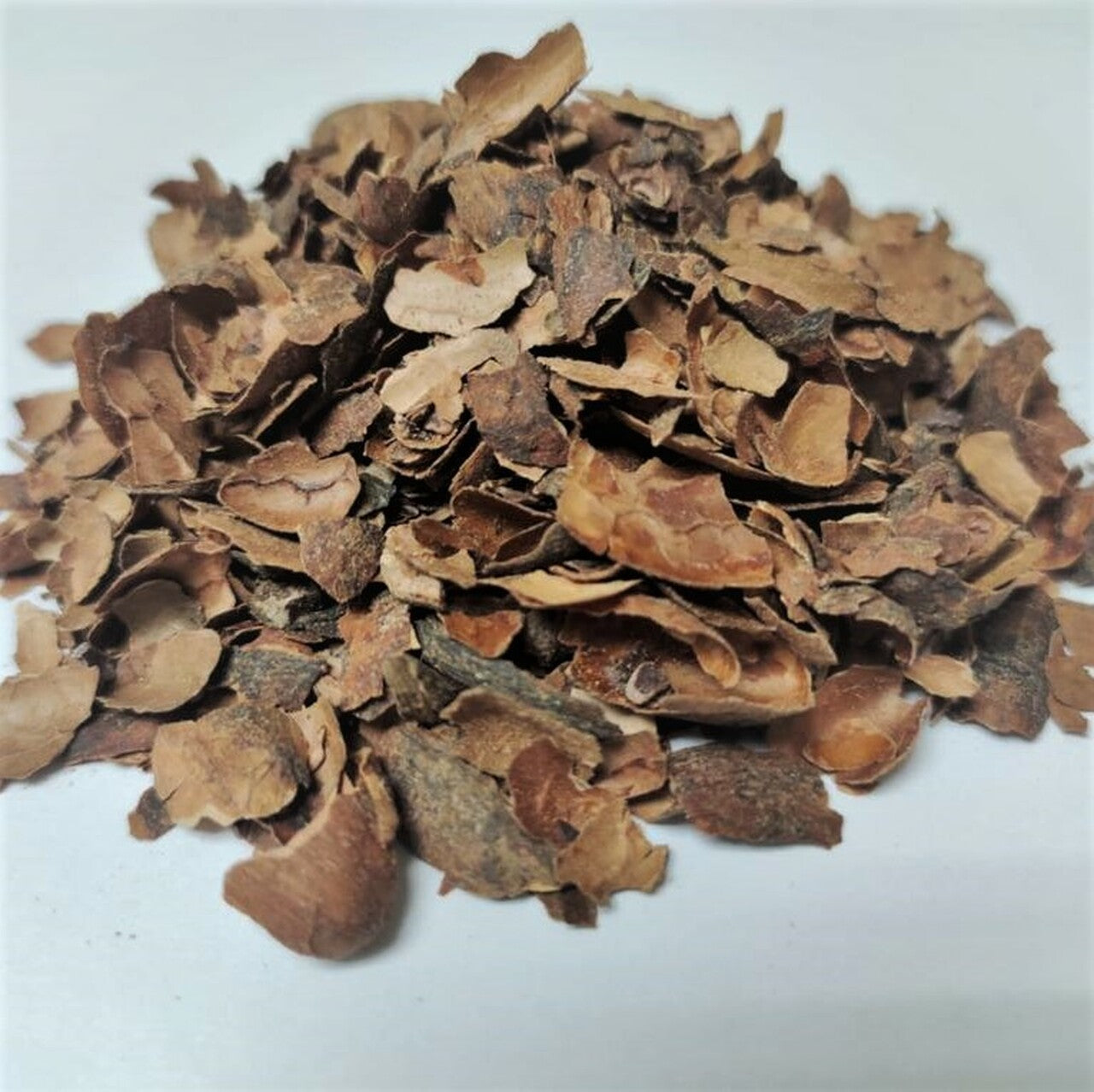 cacao husks shells heap